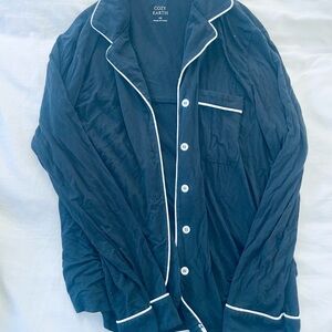 Men's Navy Jacket with White Trim